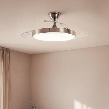 Tori Silent Ceiling Fan with Light DC Motor & Retractable Blades