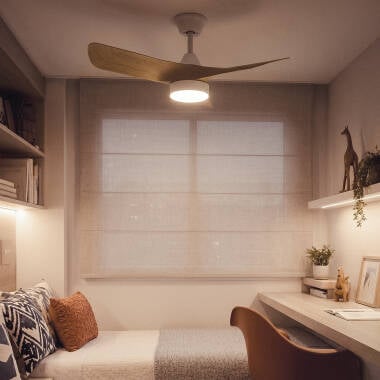 Bild von Deckenventilator mit Licht Leise DC Ventos