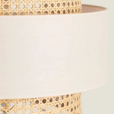 Obrázek Stojací Lampa z Kovu a Textilu Amaia