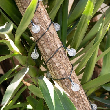 Guirlande LED Extérieure Solaire 30 Boules 5m