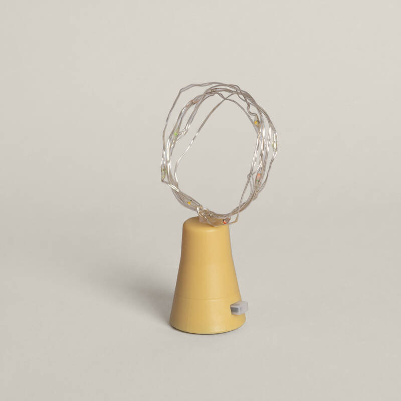 Image de Guirlande LED Extérieure Solaire Fil de Fer pour Bouteille 