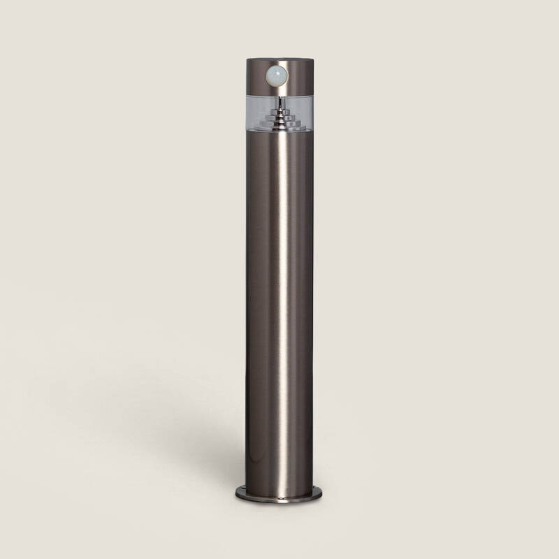 Afbeelding van LED-buitenlamp op zonne-energie 1,5 W Oppervlaktevoet 50 cm met Bewegingsdetector Inti Inox