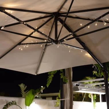 Lichtslinger Outdoor LED met Batterij voor parasol 2m