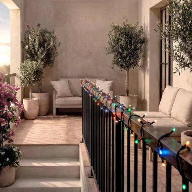 Image of 7m Kentia Outdoor RGB LED Garland with 50 LED's 