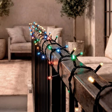 Image of 7m Kentia Outdoor RGB LED Garland with 50 LED's 