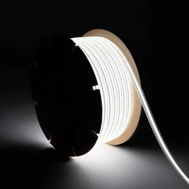 Ruban LED Dimmable 220V COB Auto-redressement 320 LED/m BOBINE 50m 8W/m 720 lm/m Largeur 12mm Coupe 50cm IP65 CRI90