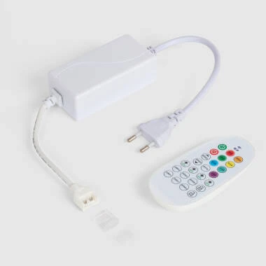 Controller per striscia LED RGB 220 V WCOB in silicone flessibile con telecomando RF