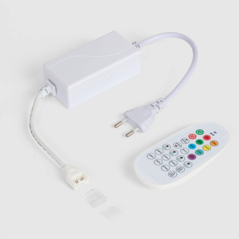 Immagine di Controller per striscia LED RGB 220 V WCOB in silicone flessibile con telecomando RF