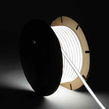 Led Strip Dimbaar 220V WCOB Zelfregulerend 260 LED/m ROL 50m 15W/m 1350lm/m SILICONE FLEX Breedte 10mm IP65 te knippen 5cm