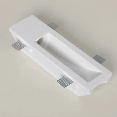 Applique Murale Intégration Plâtre/Pladur pour Ampoule LED GU10/GU5.3 Coupe 353x103 mm