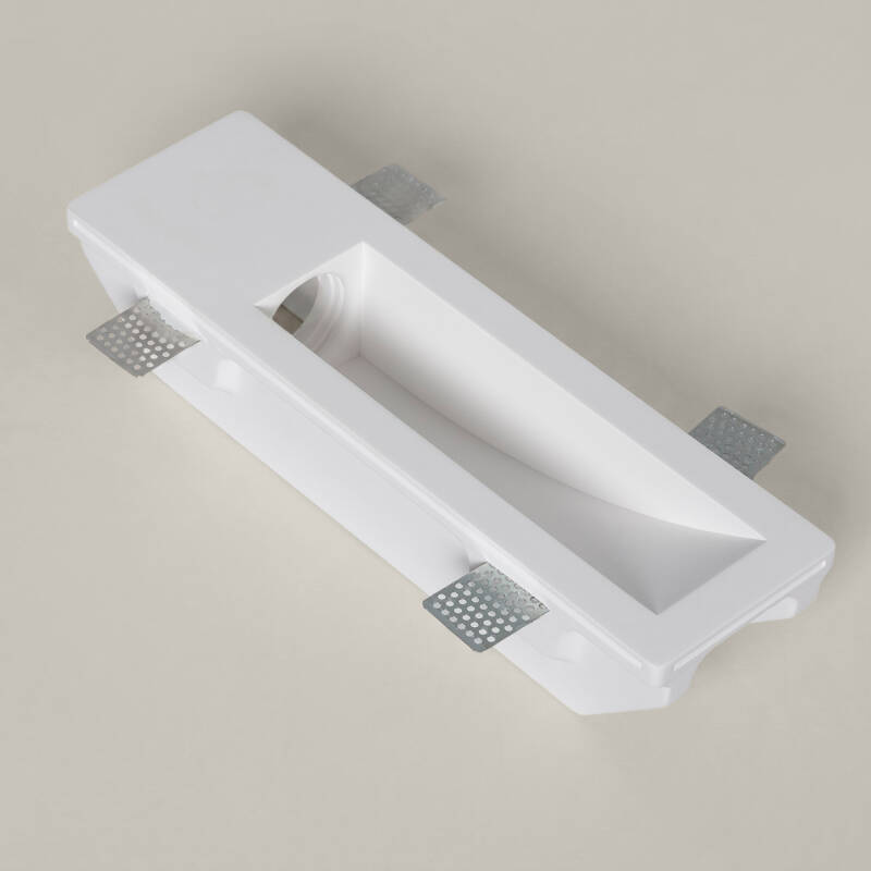 Bild von Wandleuchte Pladur-/Gipseinbau für GU10 / GU5.3 LED-Glühbirnen Schnitt 353x103mm
