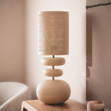 Lampa Stołowa z Metalu Dhruv