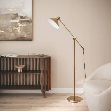 Staande Lamp Metaal Aleya Gold