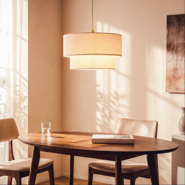 Image of Liva Linnen Pendant Lamp