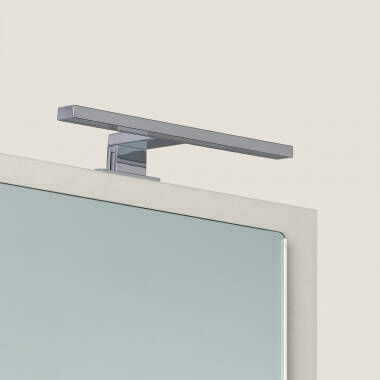 Immagine di Applique per Specchio del Bagno Carl 5W Argento