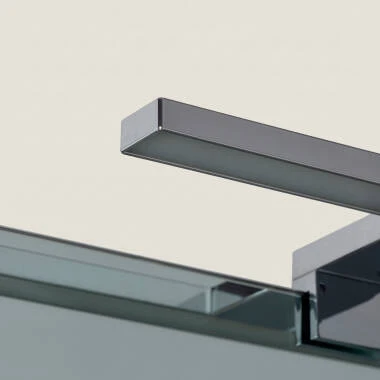Immagine di Applique per Specchio del Bagno Carl 5W Argento
