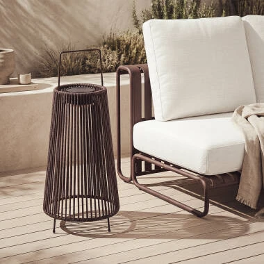 Lampe Solaire Tali à Corde pour Table et Sol Extérieur