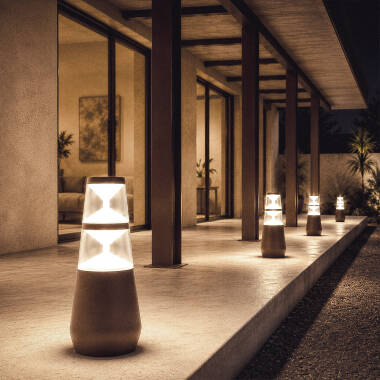 Image of Double-Danko 8W Outdoor LED Bollard 38cm