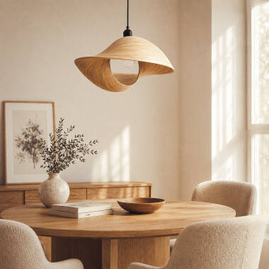 Image of Acacia Shuka Bamboo Pendant Lamp ILUZZIA