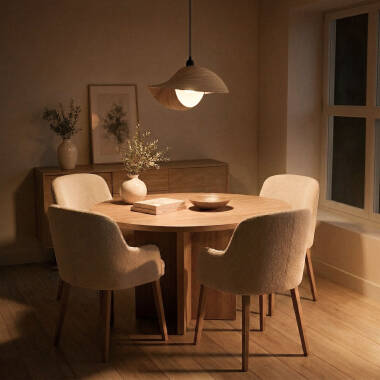 Image of Acacia Shuka Bamboo Pendant Lamp ILUZZIA