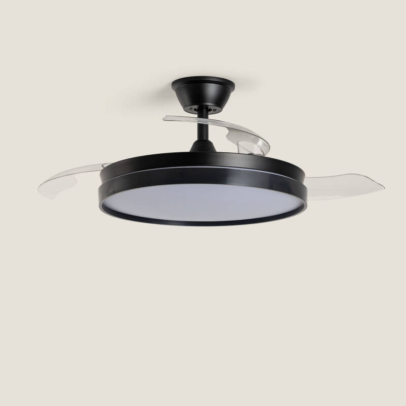 Image of Kaios Silent Ceiling Fan with Light DC Motor & Retractable Blades