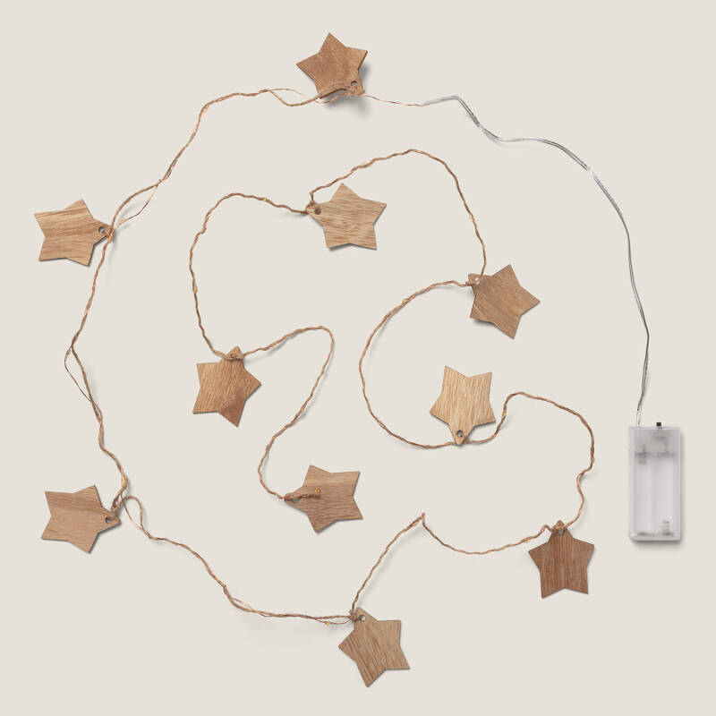 Image of 2.2m Decorative Stars LED Fairy Lights