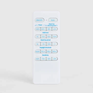 Remote Control for RADAR Motion Sensor for UFO LED High Bay HBD/HBM IP65