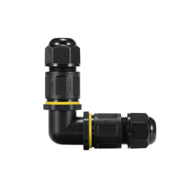 L Type Waterproof Cable Connector 0.5-2.5mm²  without Screws IP68