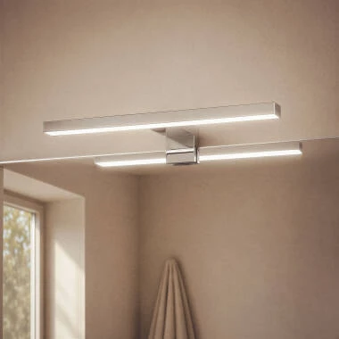 Applique LED Salle de Bain Carl 5W Argentée pour Miroir