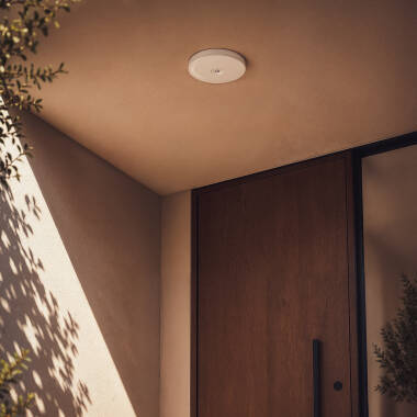 Bild von LED-Deckenleuchte 18W Rund Ø290 mm No Flicker mit Bewegungssensor PIR und Dämmerungssensor