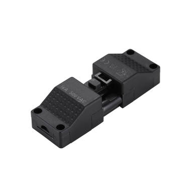Kabelconnector 3-polig man-vrouw voor kabel 0,5–1,5 mm²