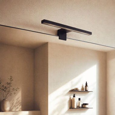 Immagine di Applique per Specchio del Bagno Carl 5W Nero 