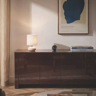 Bild von Tischlampe Keramik Nori