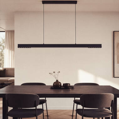 Funky Chic 42W Double Sided Aluminium CCT Linear LED Pendant Lamp