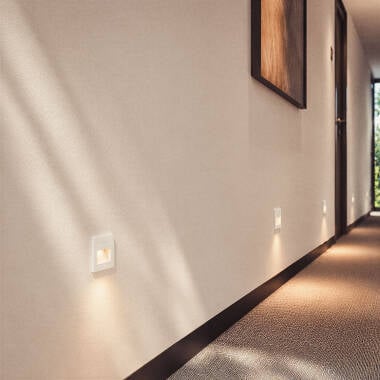 Afbeelding van Wandlamp LED Inbouw Vierkant Olite