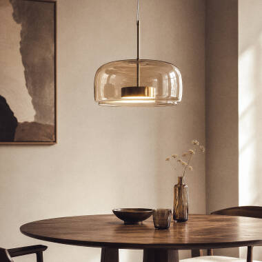 Immagine di Lampada a Sospensione LED 7W Metallo e Vetro Aba