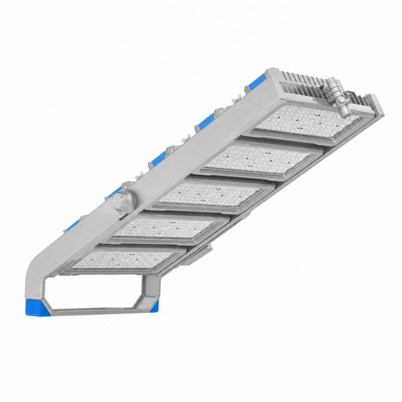Immagine di Proiettore LED 1500W Stadium Professionale Grigio LUMILEDS 170lm/W IP66 INVENTRONICS Regolabile 0-10 V