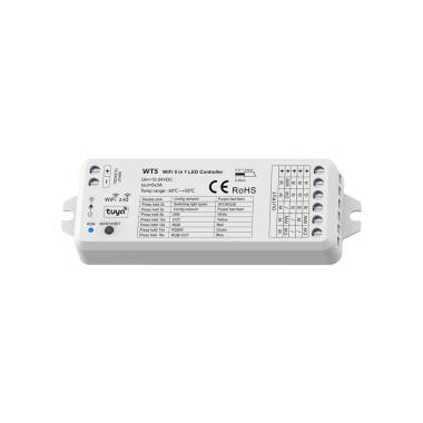Controller Wi-Fi Striscia LED RGB+CCT 12-24V SKYDANCE WT5 Compatibile con Telecomando RF