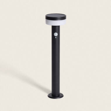 Ashier 1.5W Aluminium Outdoor Solar LED Bollard with Motion Sensor 50cm