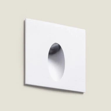 Wandlamp Outdoor LED 3W Aluminium  Inbouw Vierkant  Adam