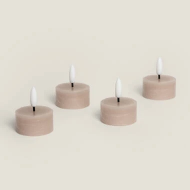 4er Pack LED Wachskerzen Mirea