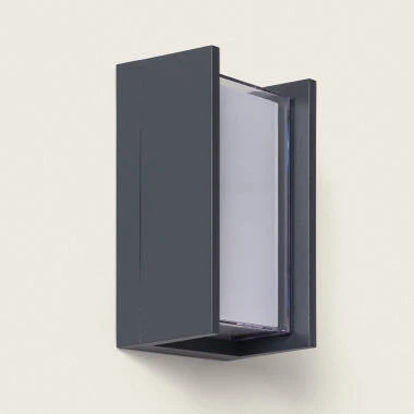 Applique murale extérieur LED à double diffuseur sélectionnable Lysandra 12 W en aluminium CCT Sélectionnable