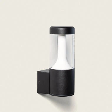 LED Wandleuchte Außen 10W Mikaro Aluminium Schwarz