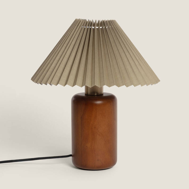Image of Silene Wood Table Lamp