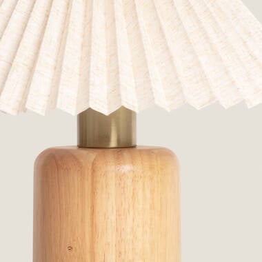 Afbeelding van Tafellamp Hout Silene