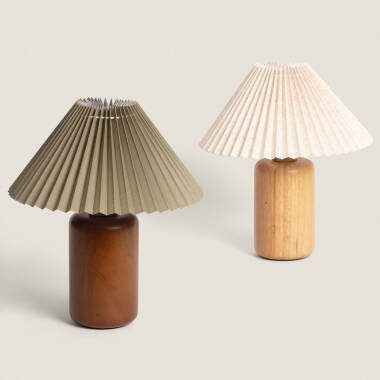 Afbeelding van Tafellamp Hout Silene