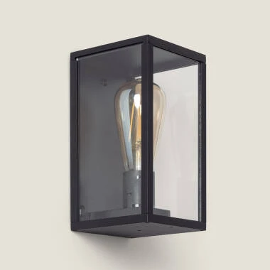 Wandleuchte Aussen Aluminium und Glas Atrium