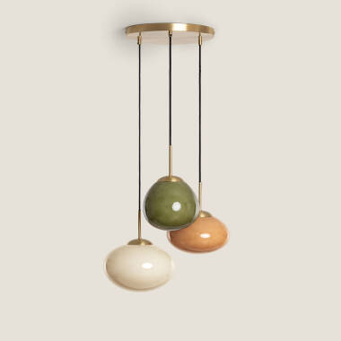 Immagine di Lampada a Sospensione Vetro Kurta