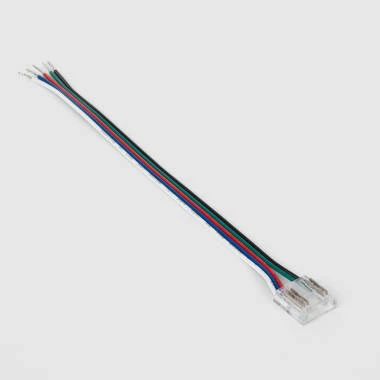 Clip-Verbinder mit Kabel für LED-Streifen RGBW 24V DC COB IP20 Breite 12mm