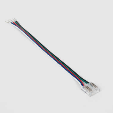 Connecteur Hippo avec câble pour Ruban LED RGBW 24V DC COB IP20 Largeur 12mm
